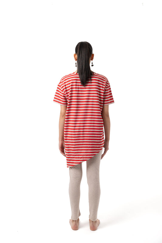 Red Striped Comfort Pajama Set