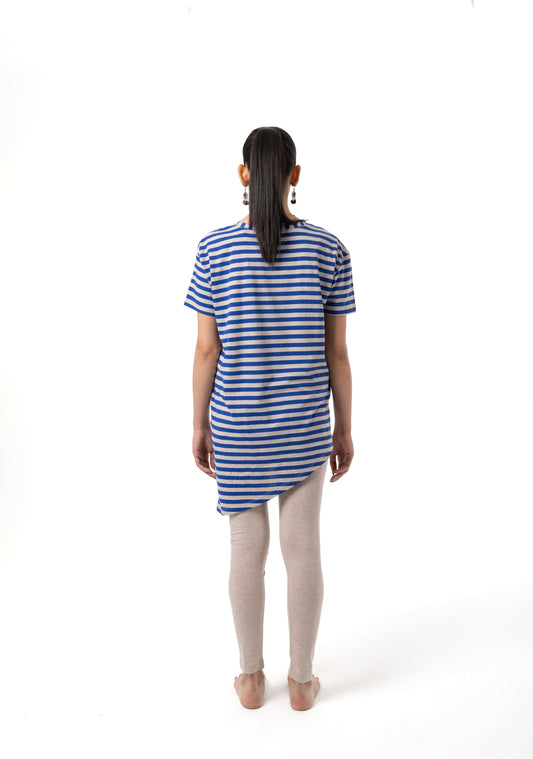 Blue Striped Comfort Pajama Set