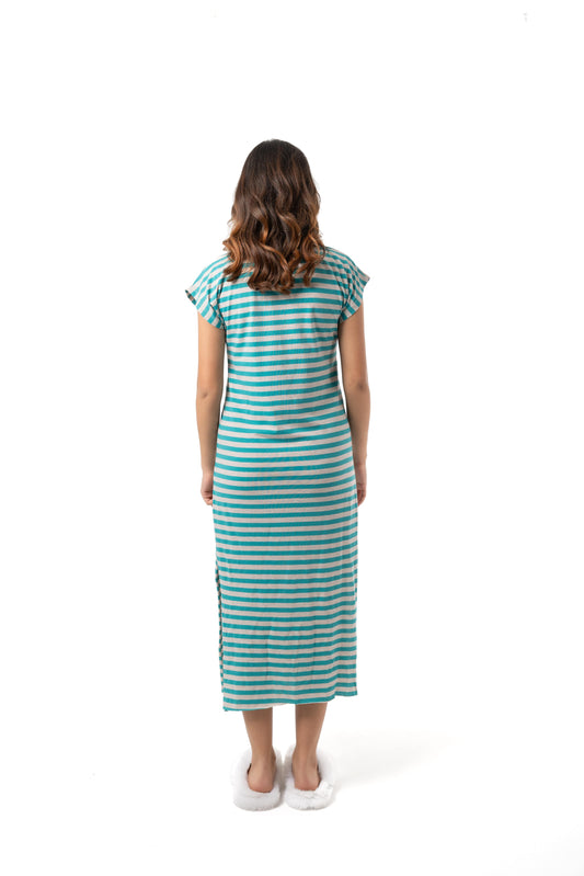 Striped Maxi Nightdress