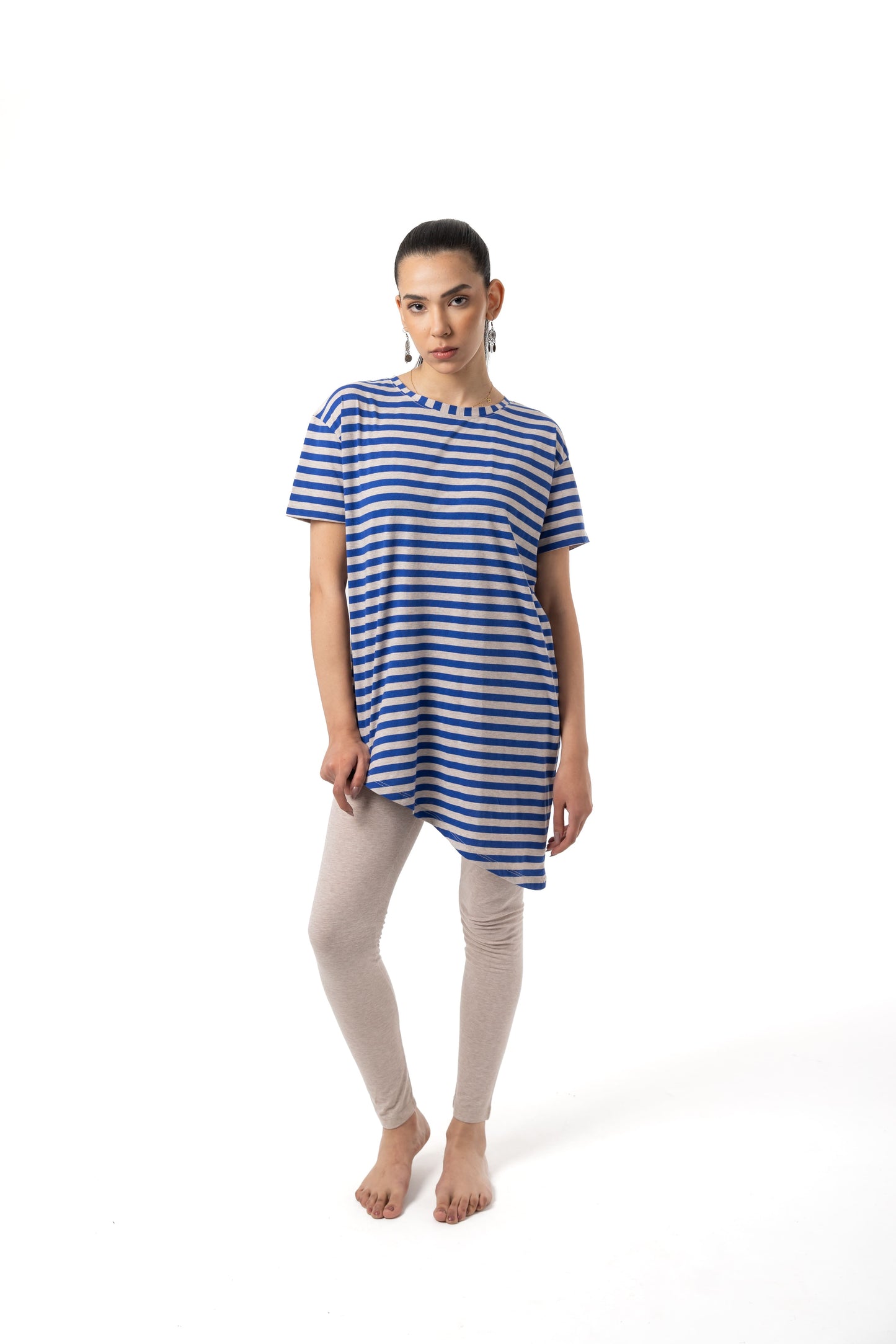 Blue Striped Comfort Pajama Set