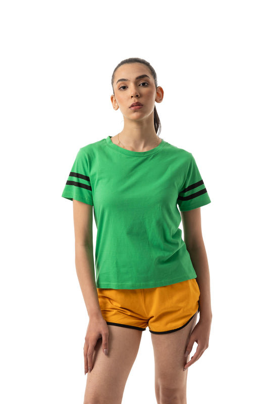 Sporty Tee & Shorts Set